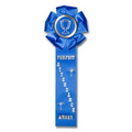 11.5" Stock Rosettes/Trophy Cup On Medallion - PERFECT ATTENDANCE